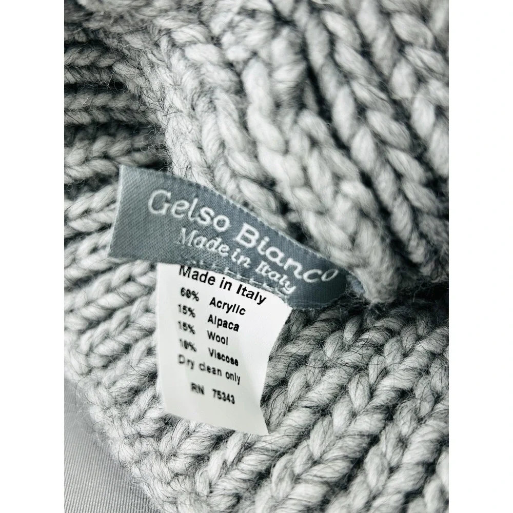 Gelso Bianco Italian Wool & Alpaca‎ Beanie Winter Hat